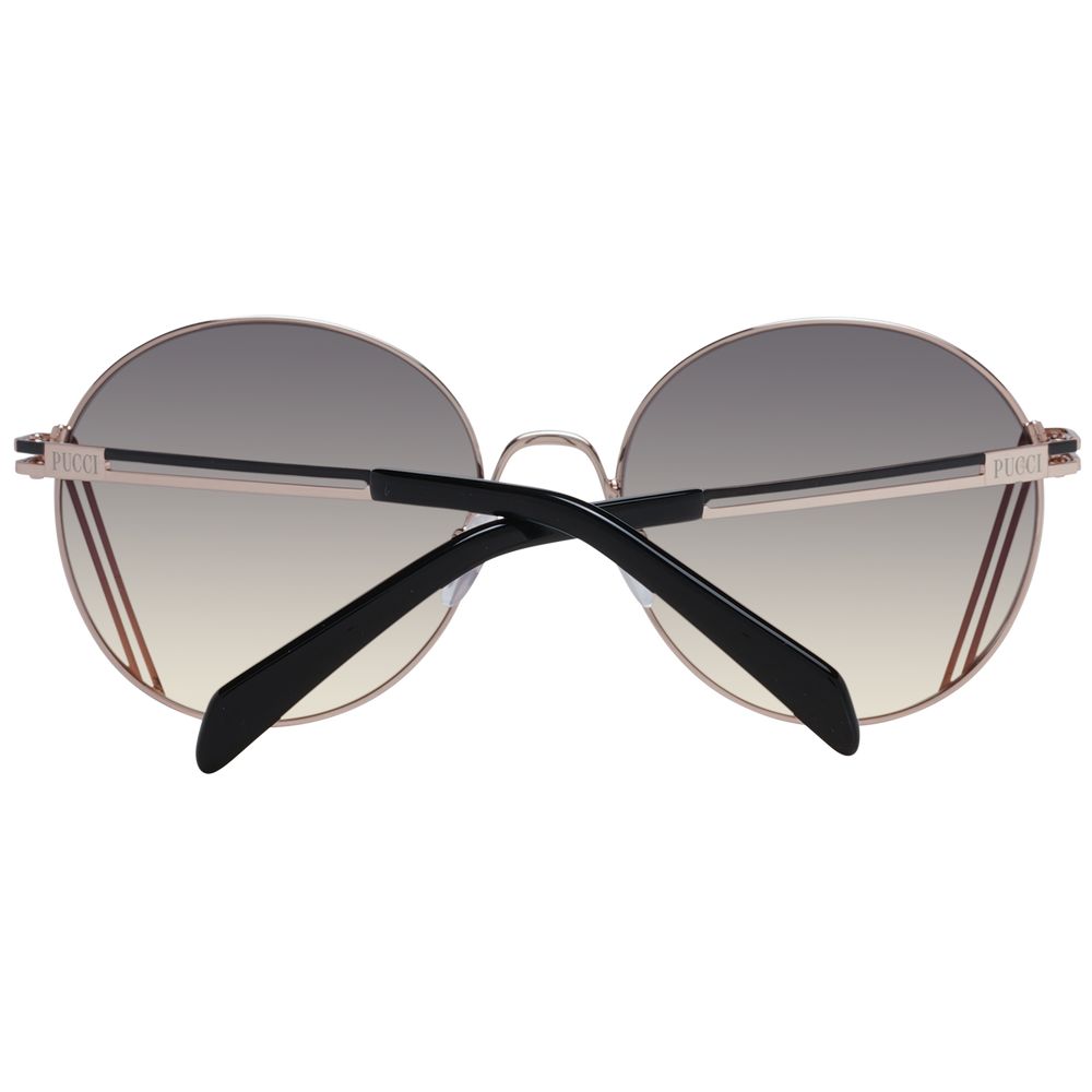 Rose Gold Metal Sunglasses