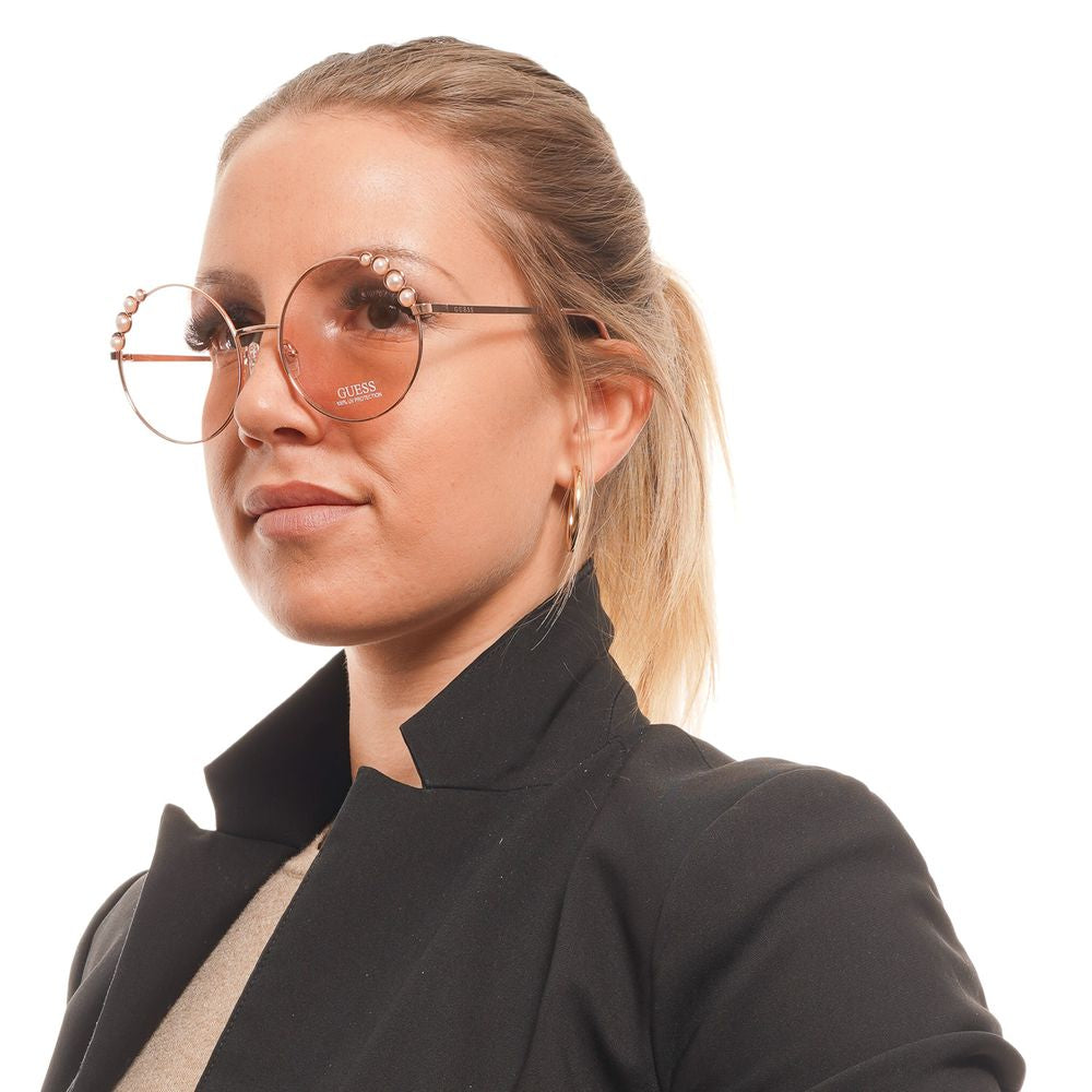 Rose Gold Metal Sunglasses