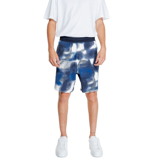 Blue Cotton Bermuda