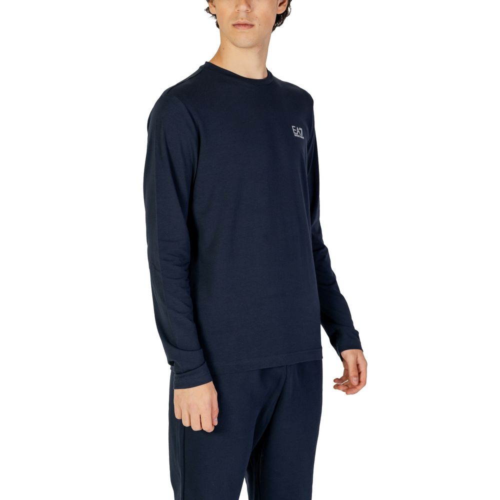 Blue Cotton Long Sleeve
