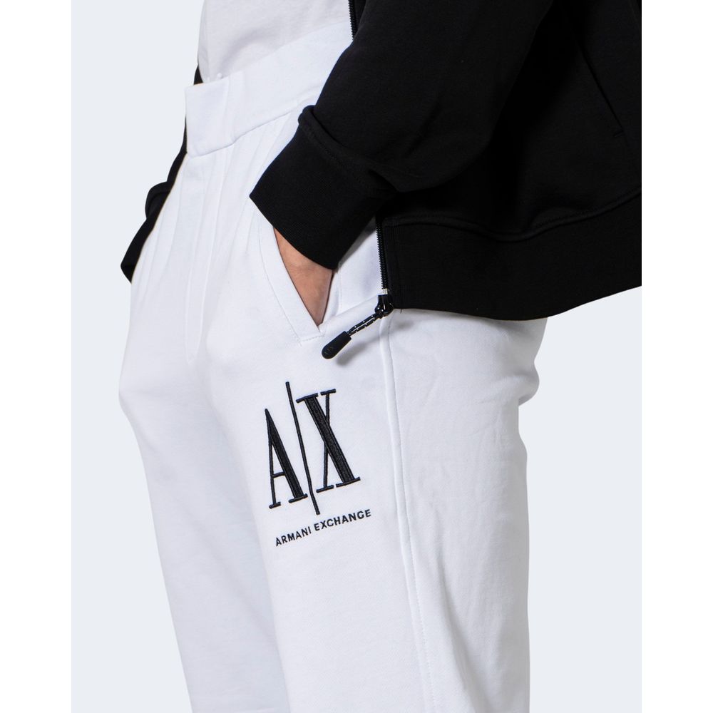 White Cotton Joggers Workout Pant