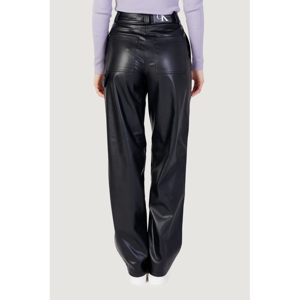 Black Recycled Polyester Pant