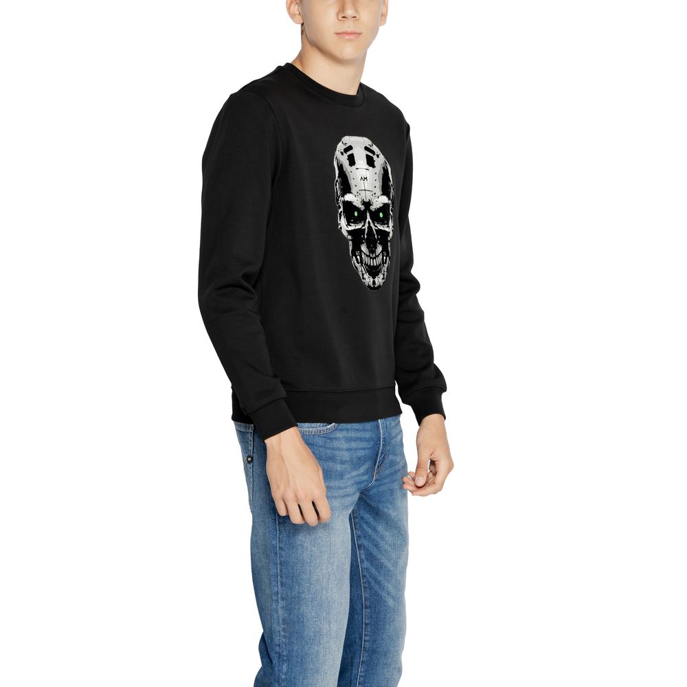 Black Cotton Sweatshirt