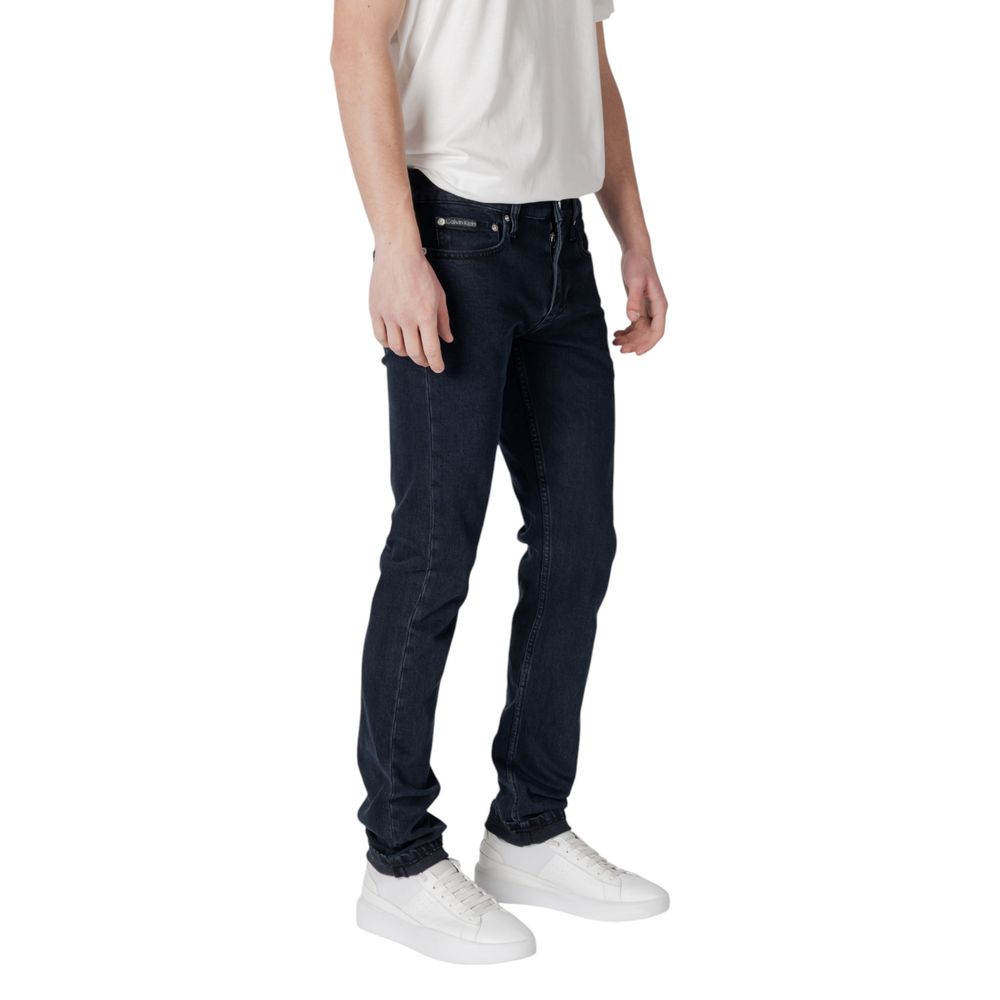 Blue Cotton Skinny Jean