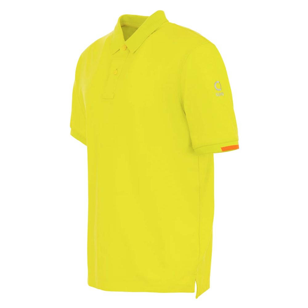 Yellow Cotton Polo Shirt