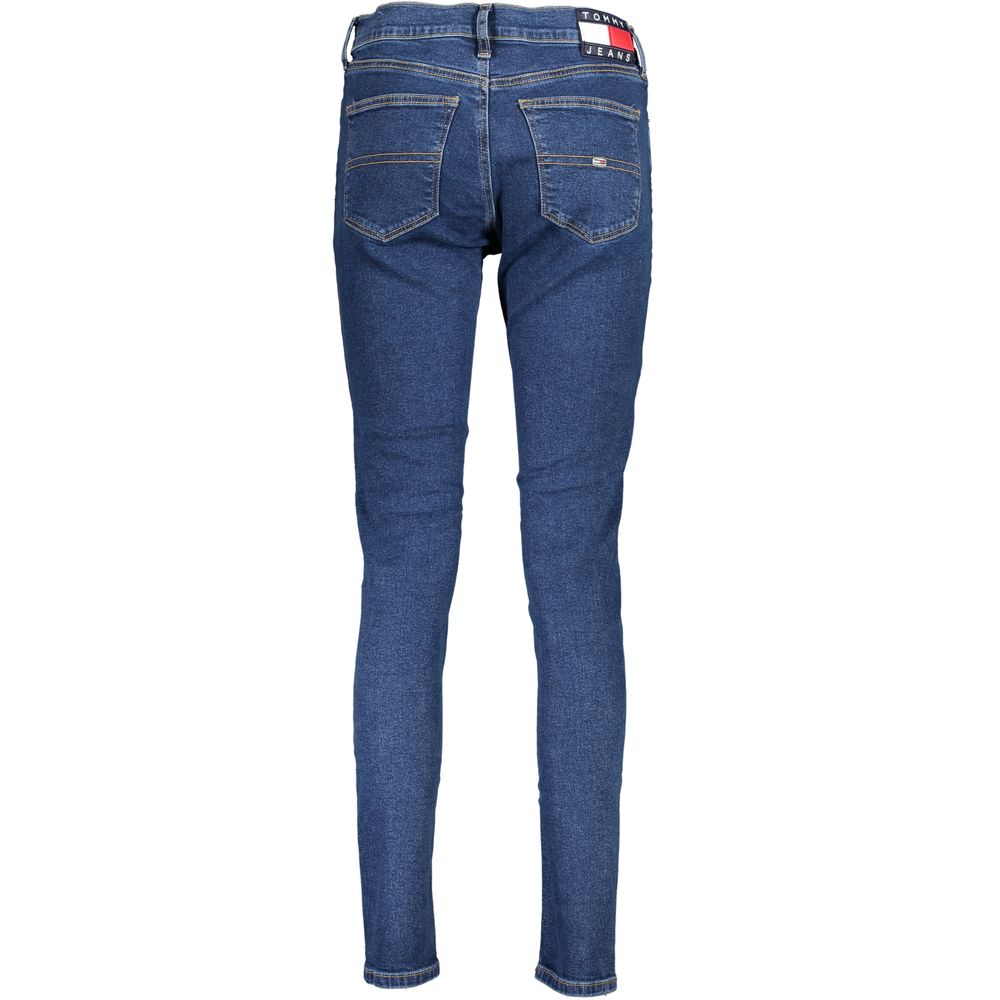 Blue Cotton Jeans Denim