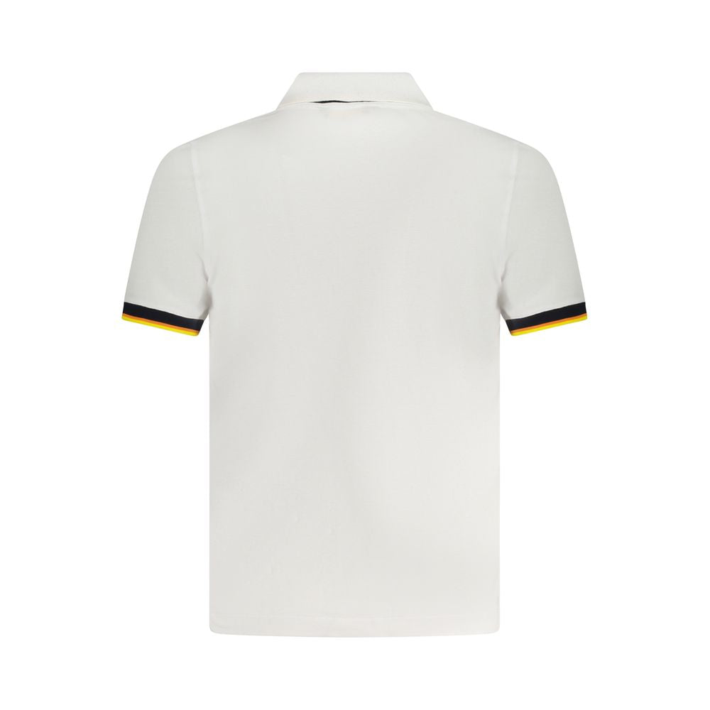 White Cotton Polo Shirt