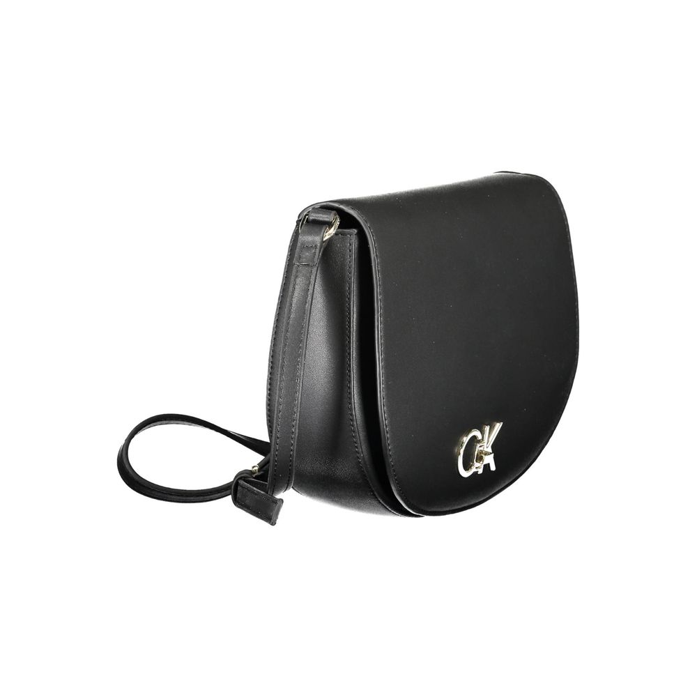 Black Polyester Handbag