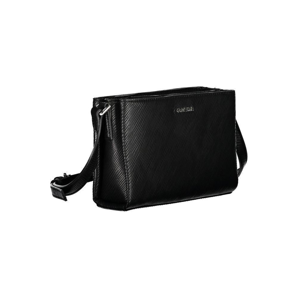 Black Polyester Handbag