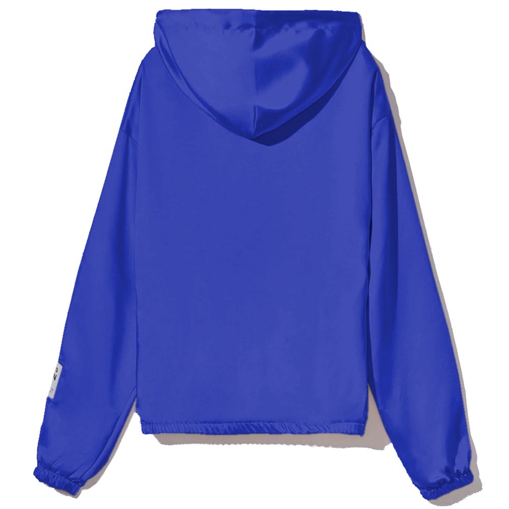 Blue Polyester Hoody