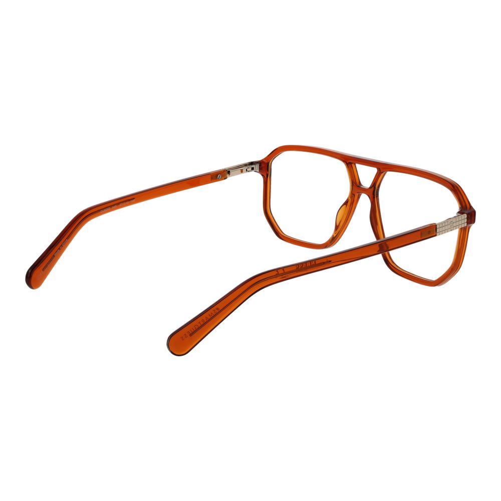 Brown Plastic & Metal Glasses (Frames)