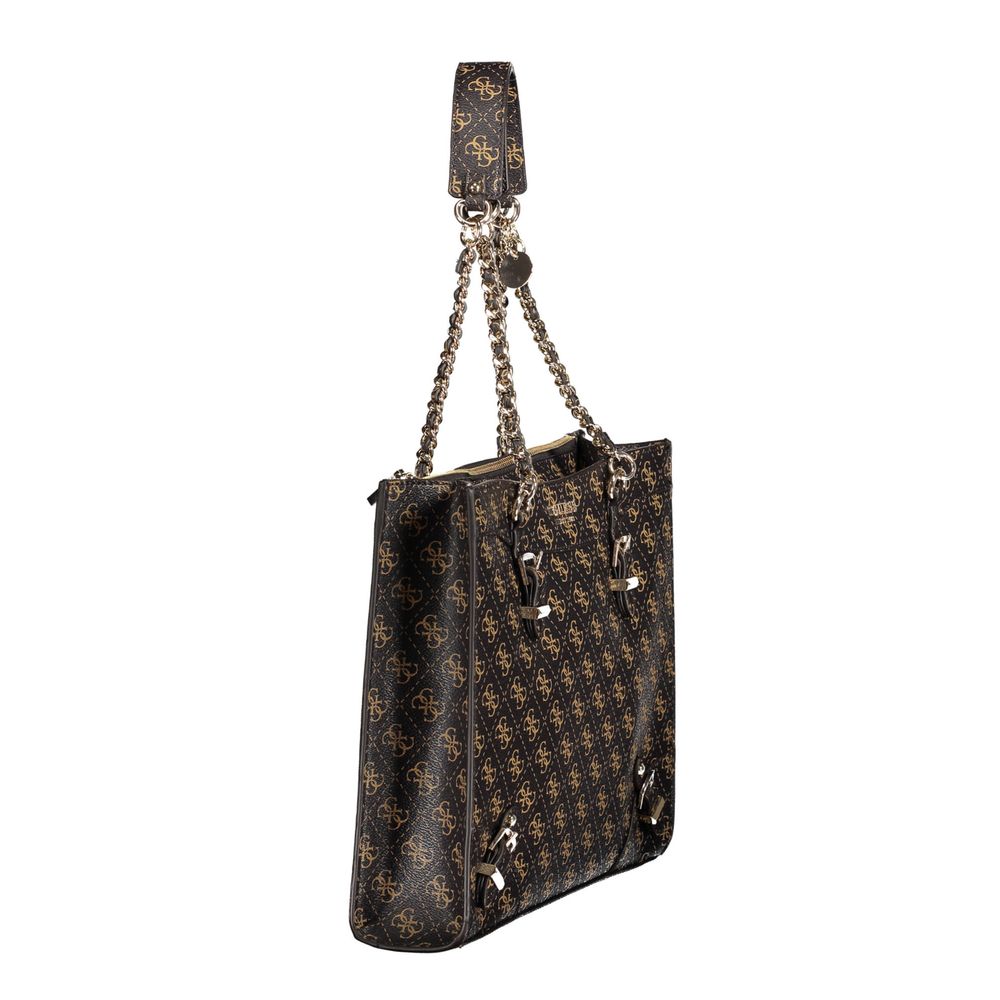 Brown Polyethylene Handbag