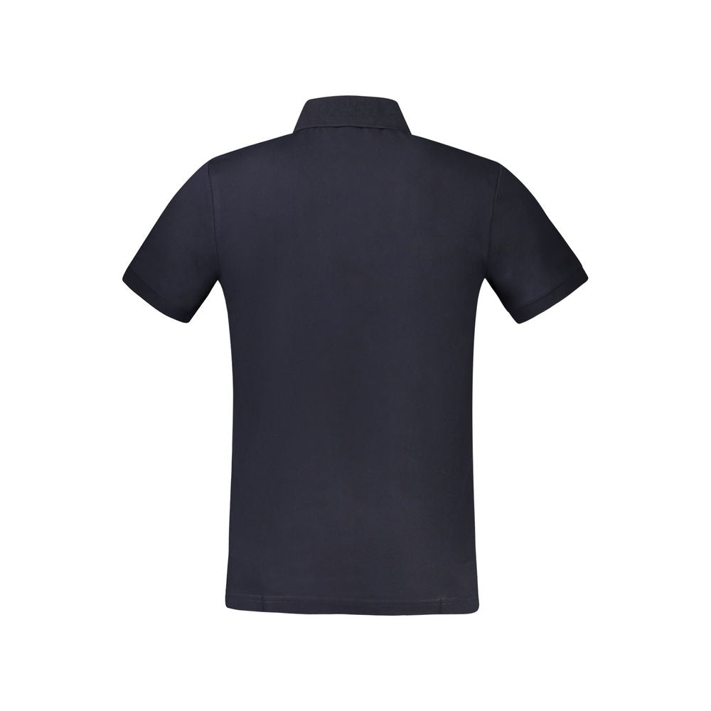 Blue Cotton Polo Shirt