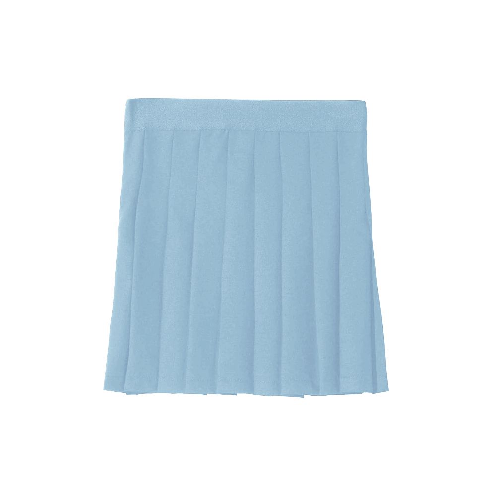Blue Polyester Skirt