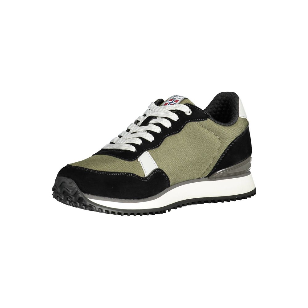 Green Polyester Sneaker