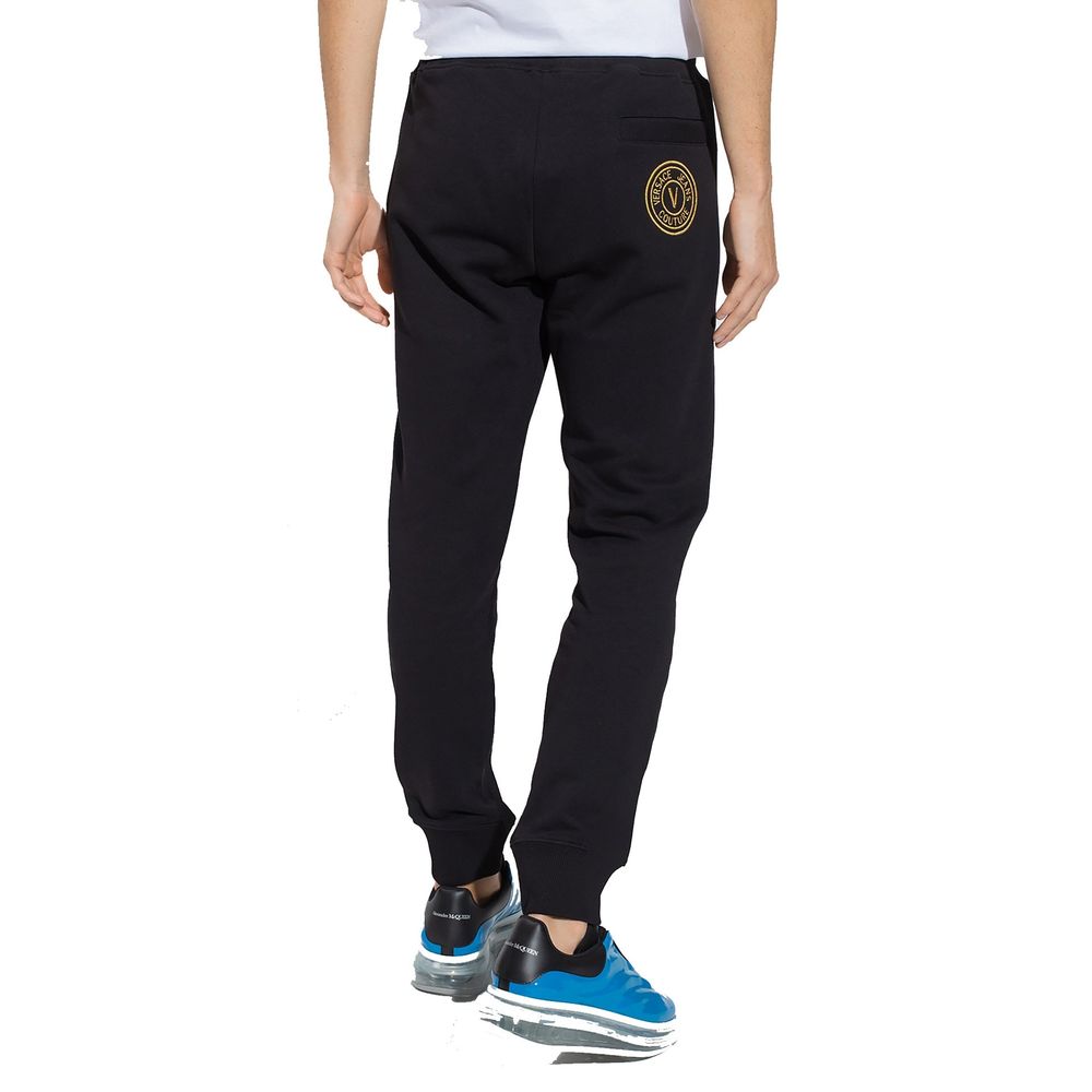 Black Cotton Joggers (Workout Pants)