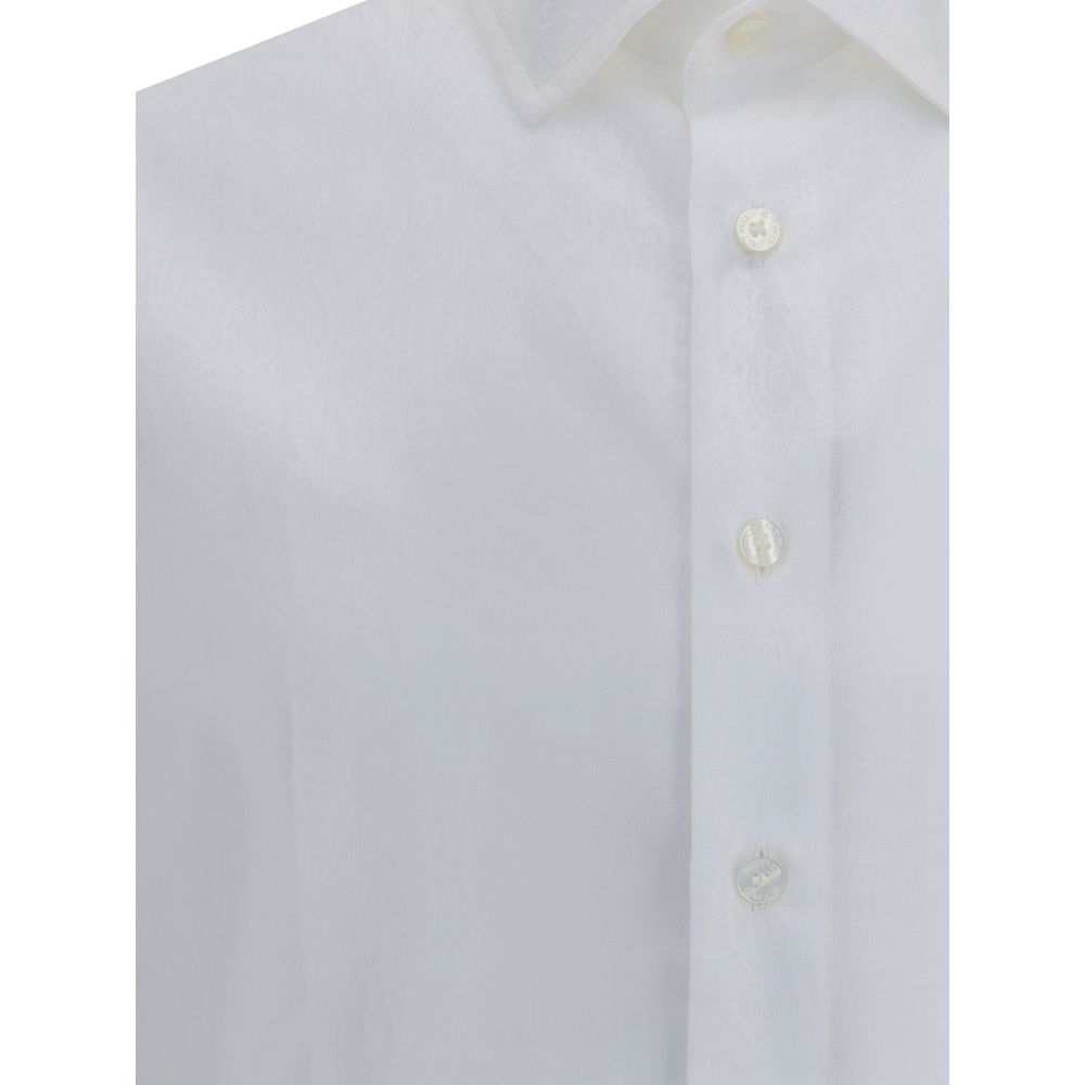 White Cotton Dress Shirt