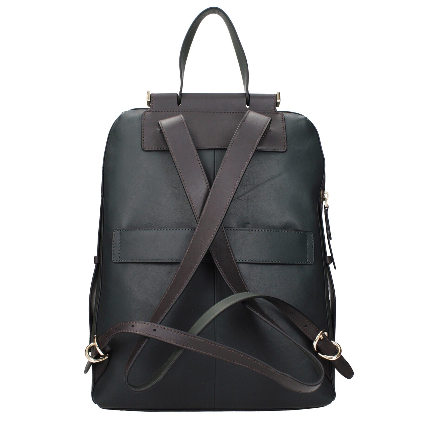 Green Leather Backpacks