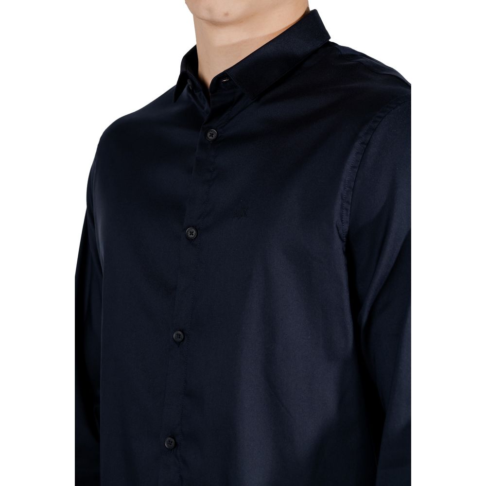 Blue Lyocell Dress Shirt
