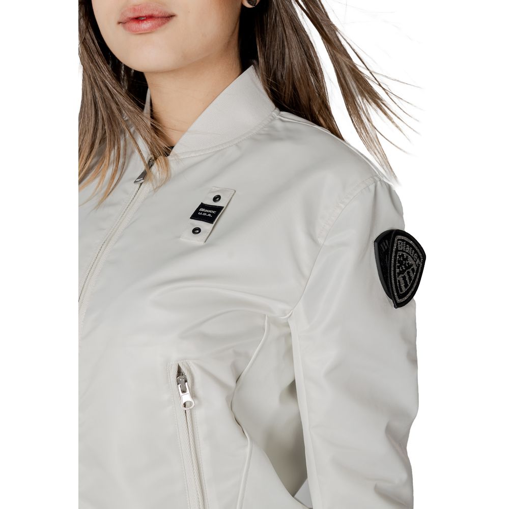 White Polyamide Jackets & Coat