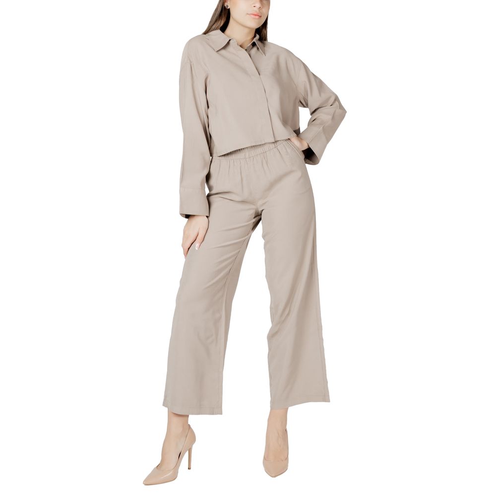 Beige Viscose Blouse