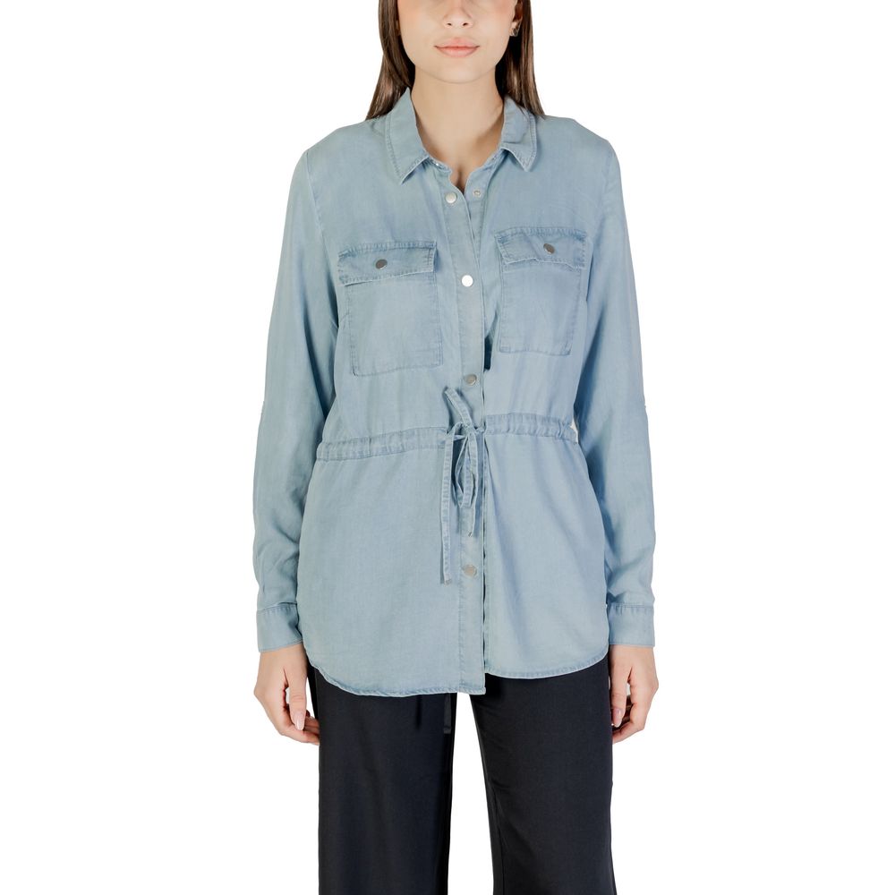 Light Blue Tencel Blouse