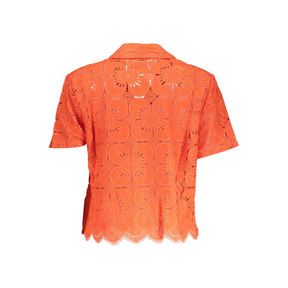 Orange Cotton Shirt