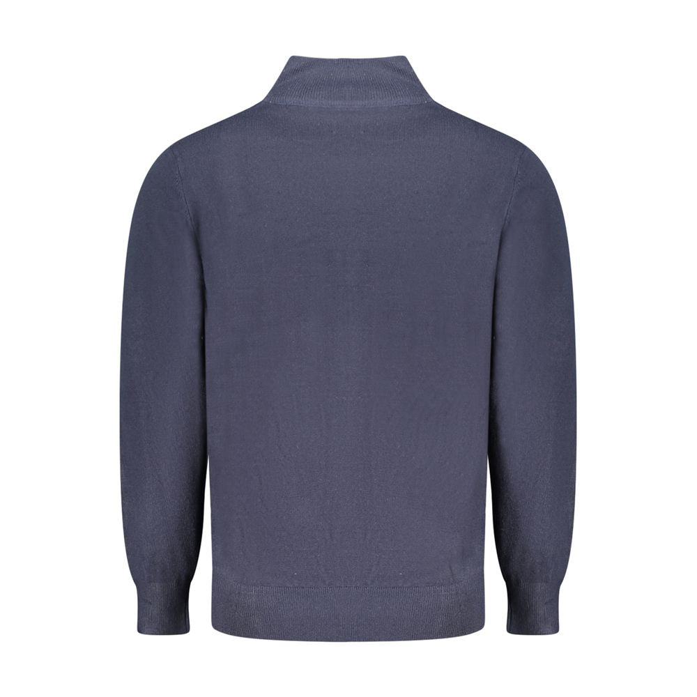 Blue Nylon Sweater