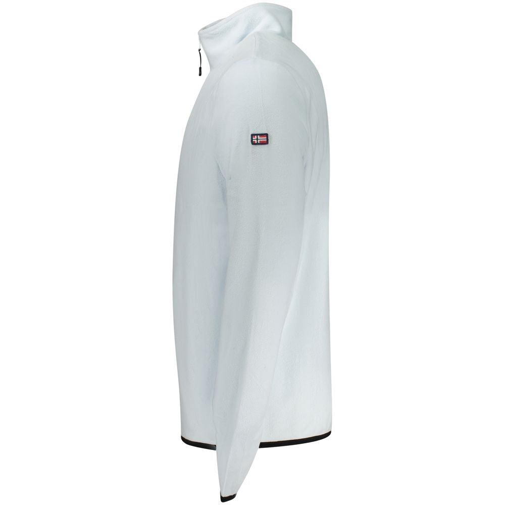 Blue Polyester Sweatshirt