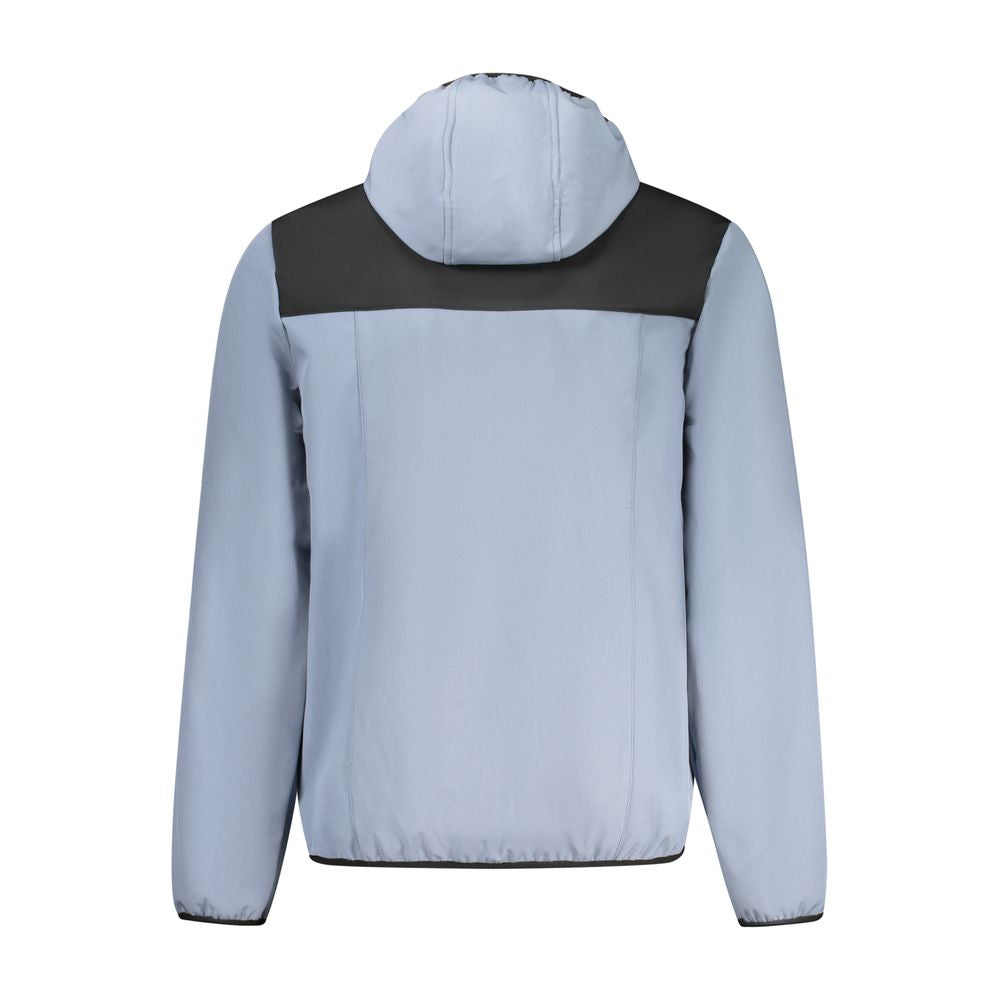 Blue Polyester Jackets & Coat