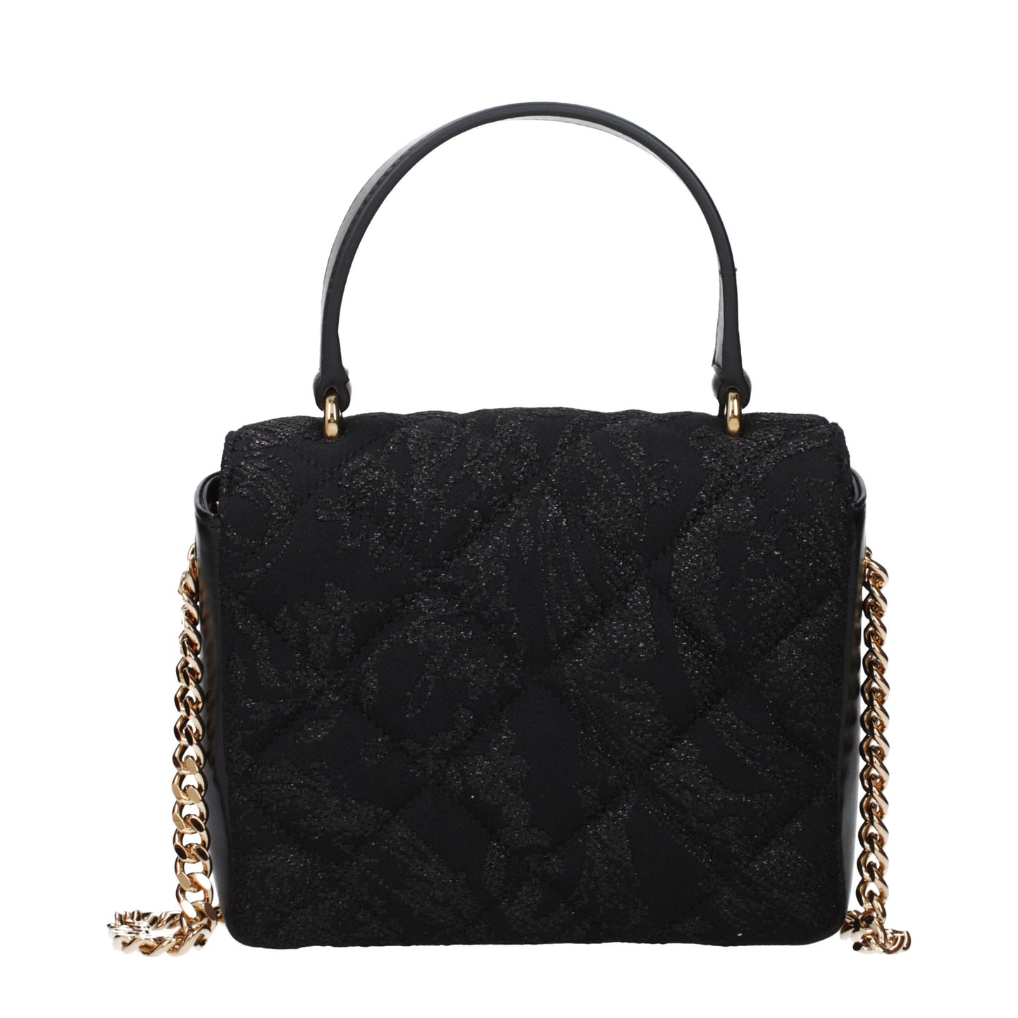 Black Fabric Handbag