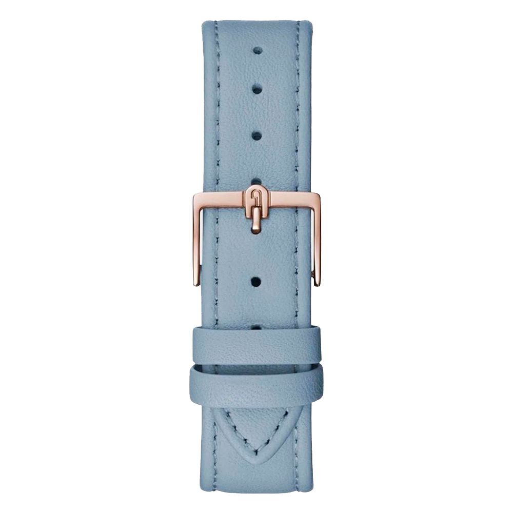 Blue Leather Dress Watch