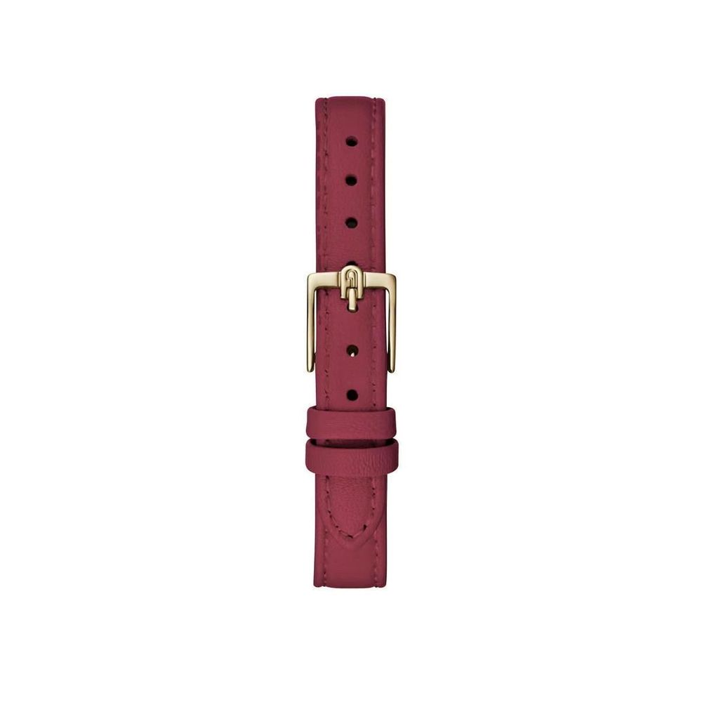 Red Leather Dress Watch