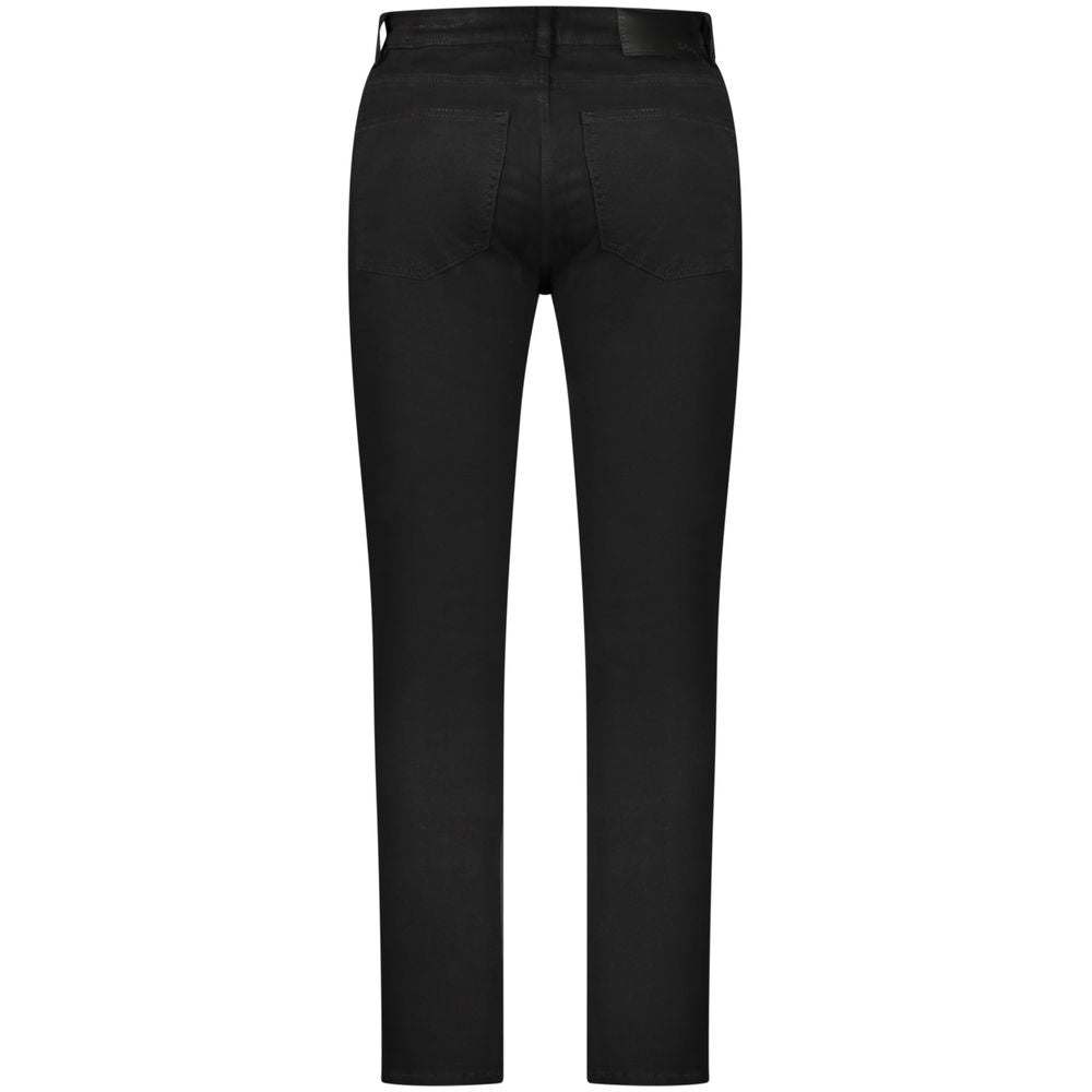 Black Cotton Jeans Denim