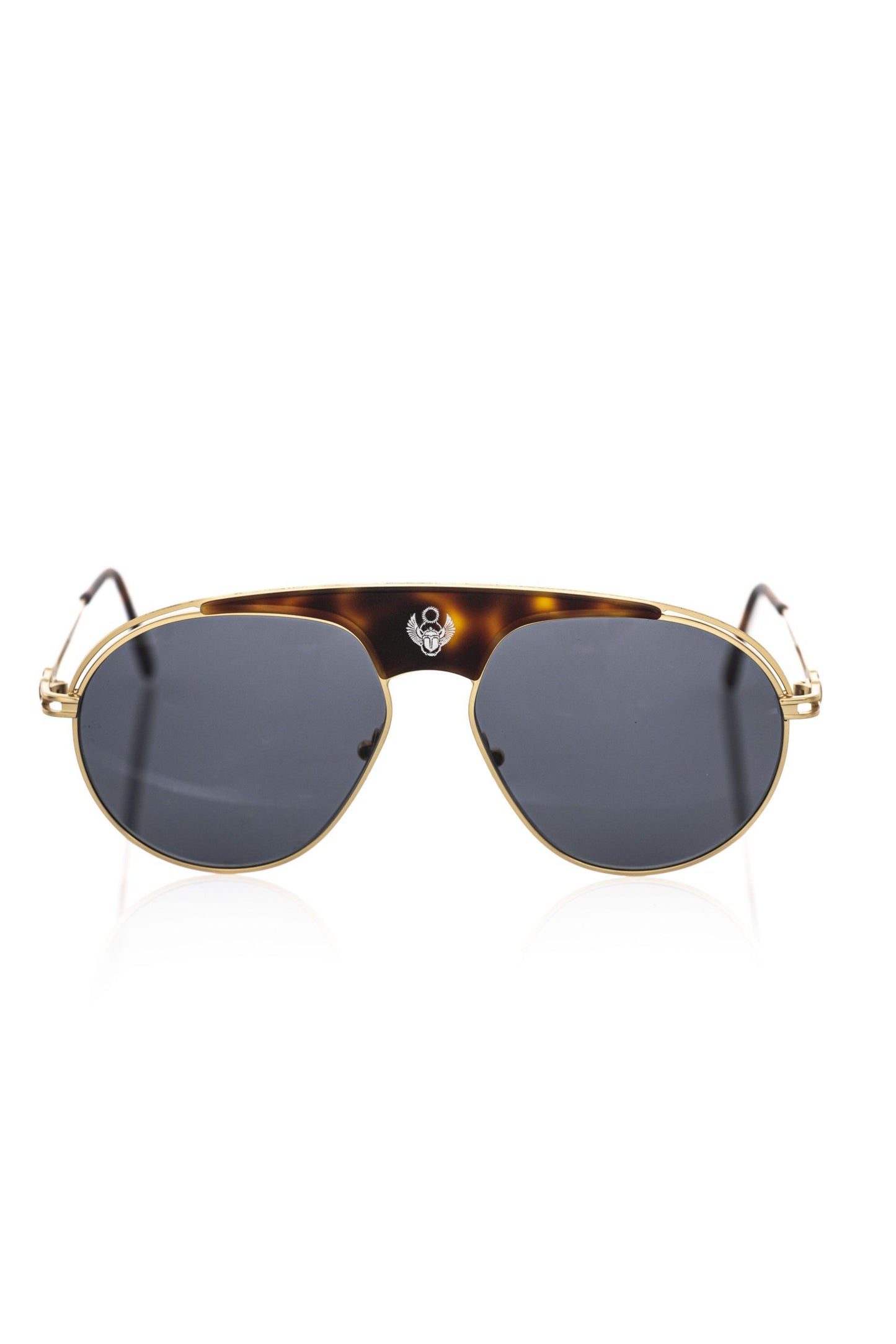 Brown Metallic Sunglasses for Men