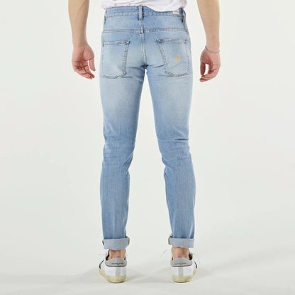 Blue Cotton Men Jeans