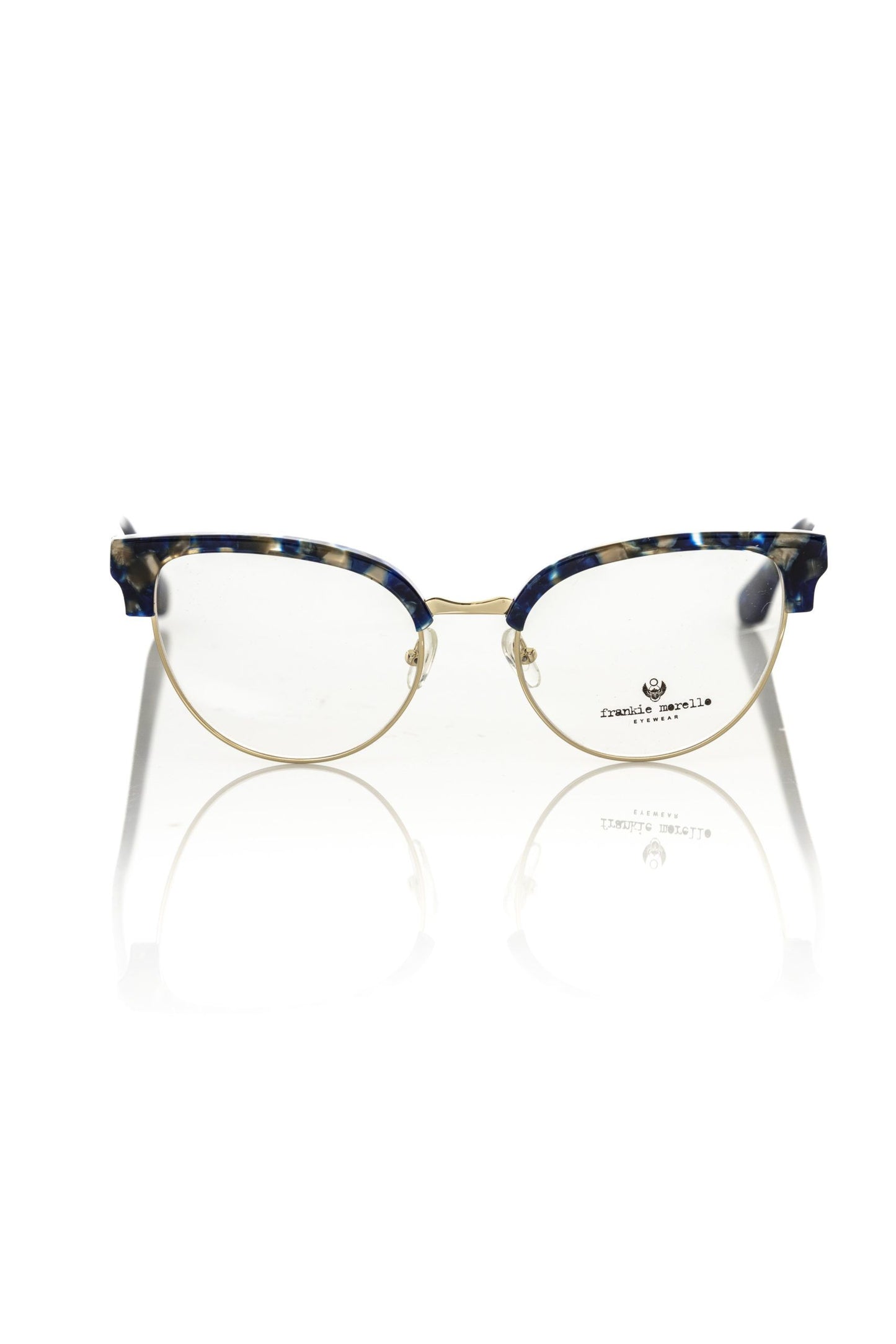 Blue Metallic Fibre Glasses Frame