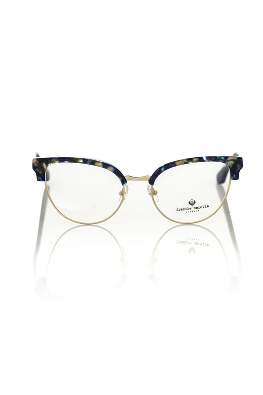 Blue Metallic Fibre Glasses Frame