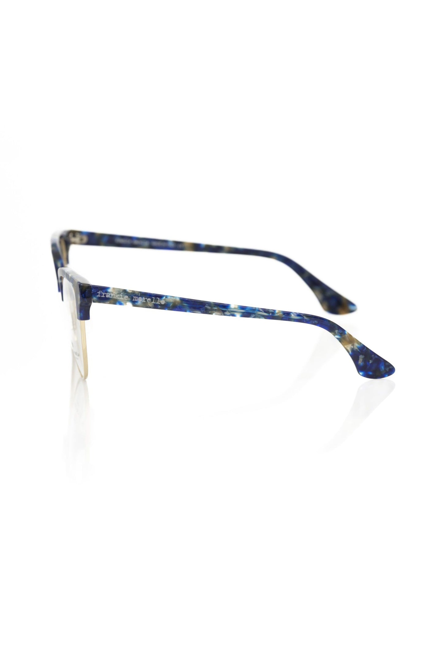 Blue Metallic Fibre Glasses Frame