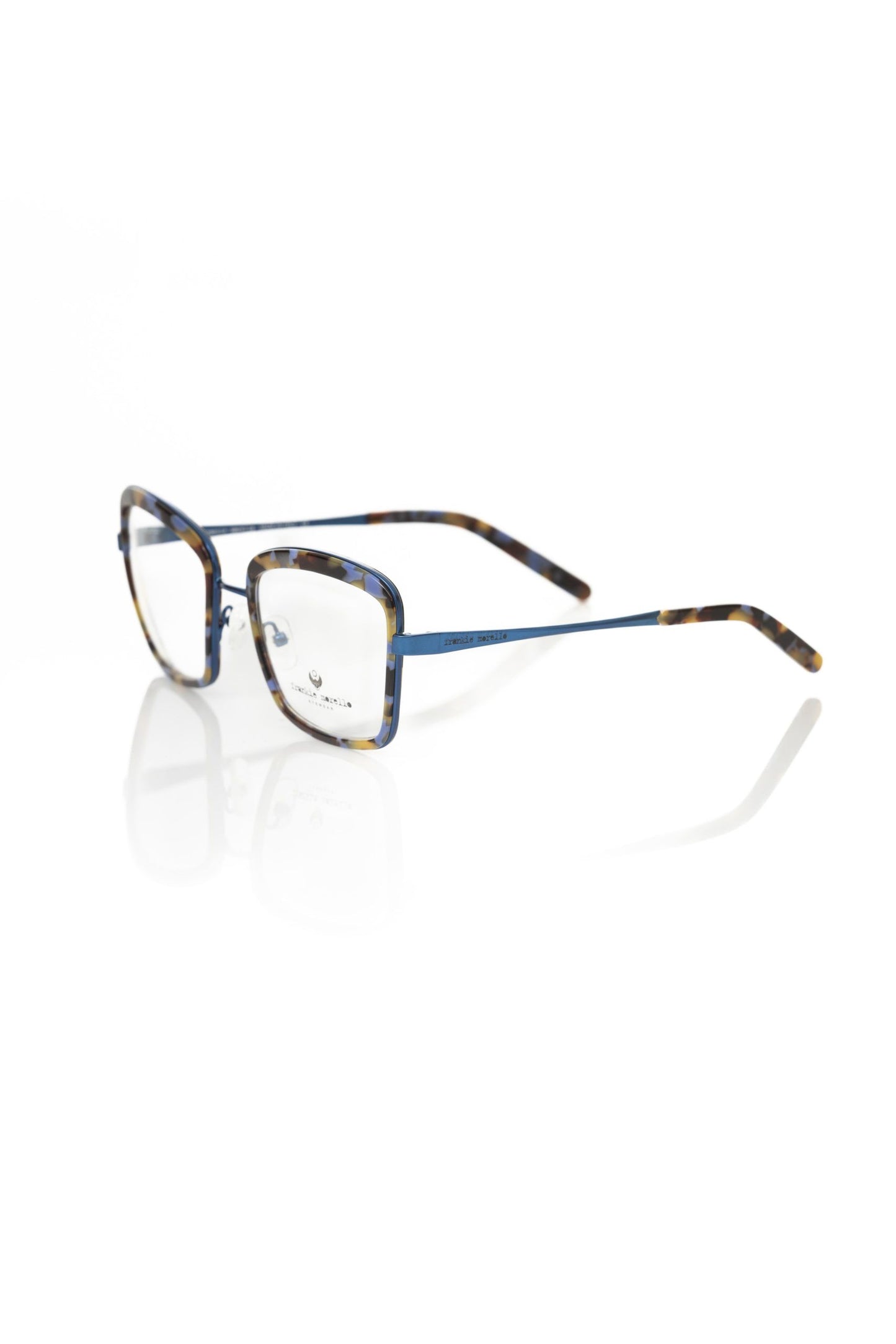 Blue Metallic Fibre Glasses Frame