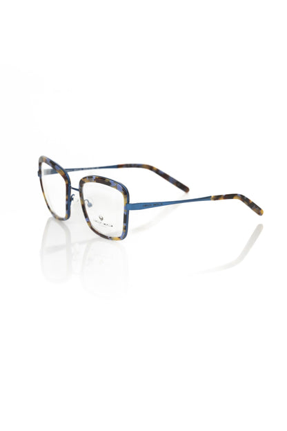 Blue Metallic Fibre Glasses Frame