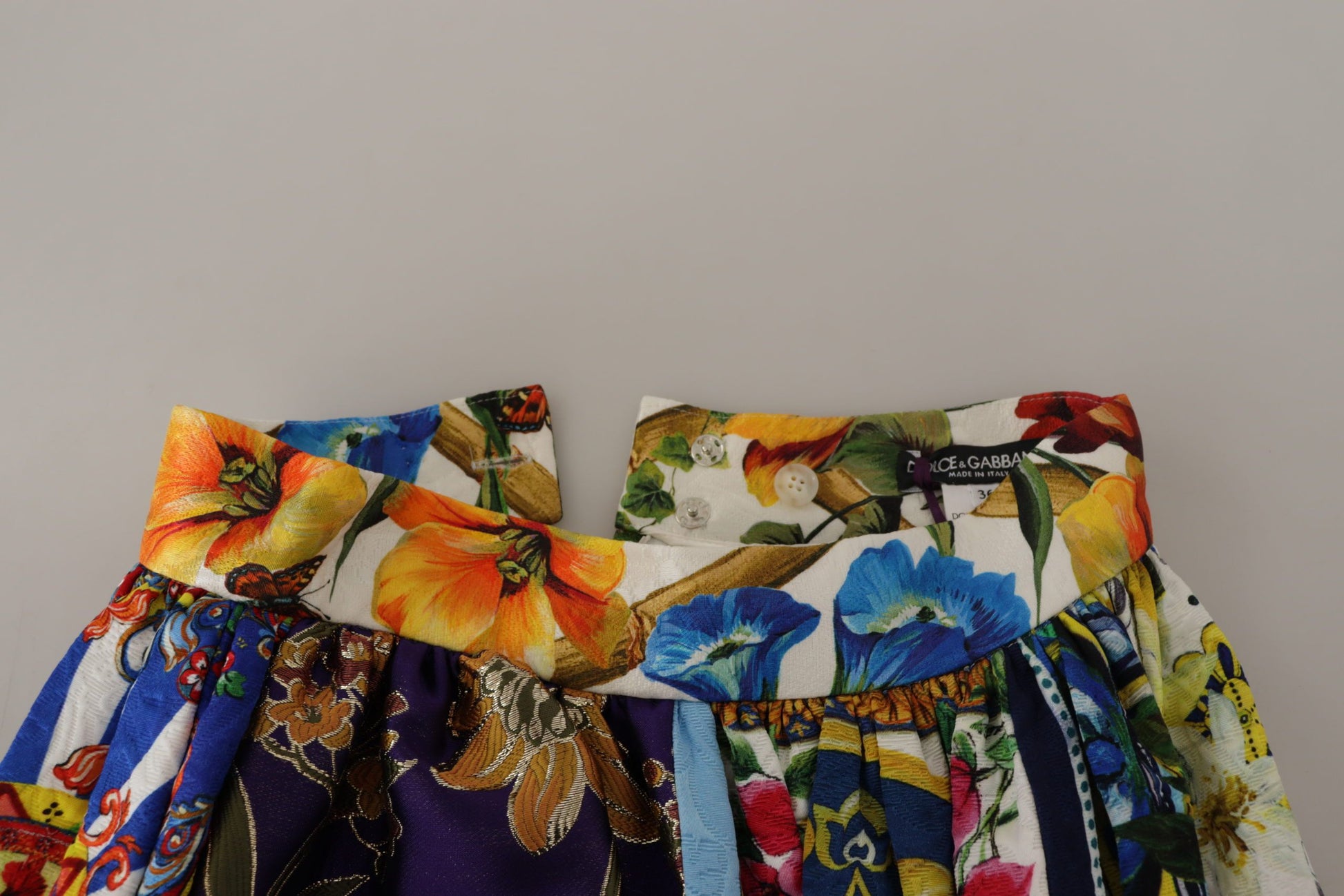 Multicolor Patchwork Sicily Long Maxi Skirt