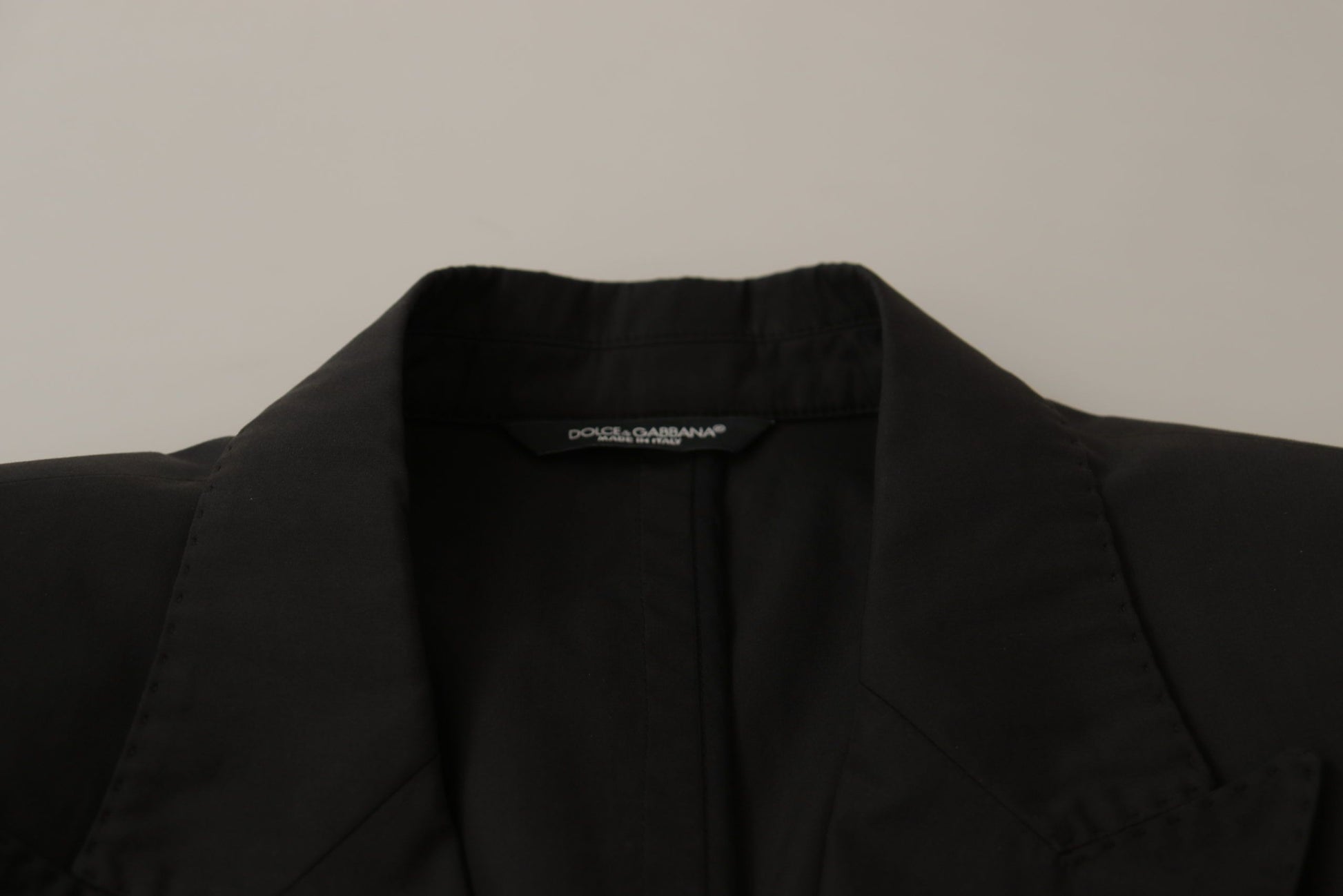 Black Single Breasted TAORMINA Breasted Blazer