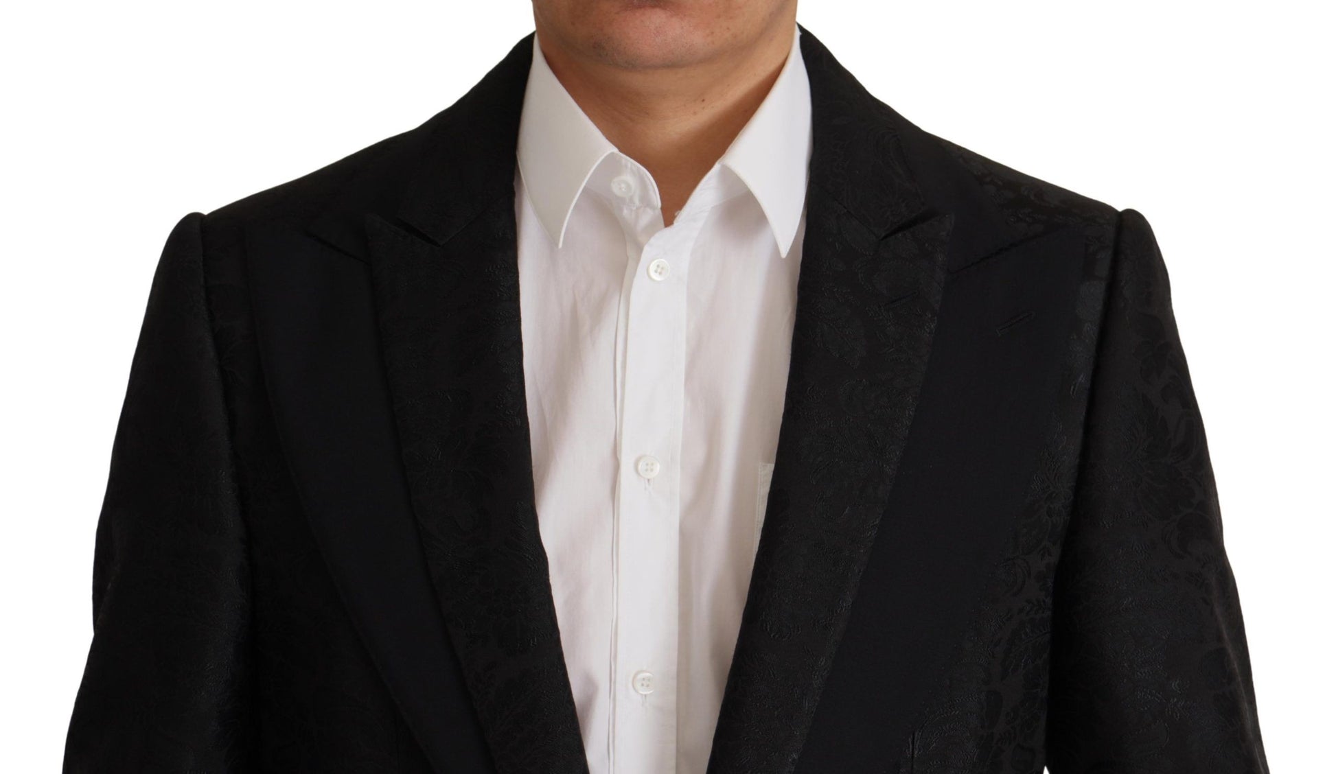 Black Polyester Formal 2 Piece MARTINI Suit