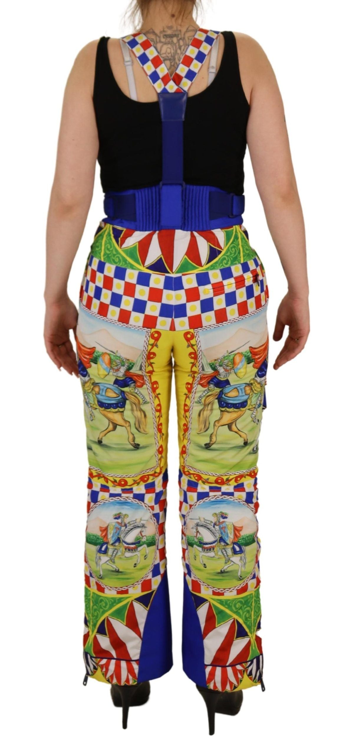 Multicolor Printed Snow Trouser Pants
