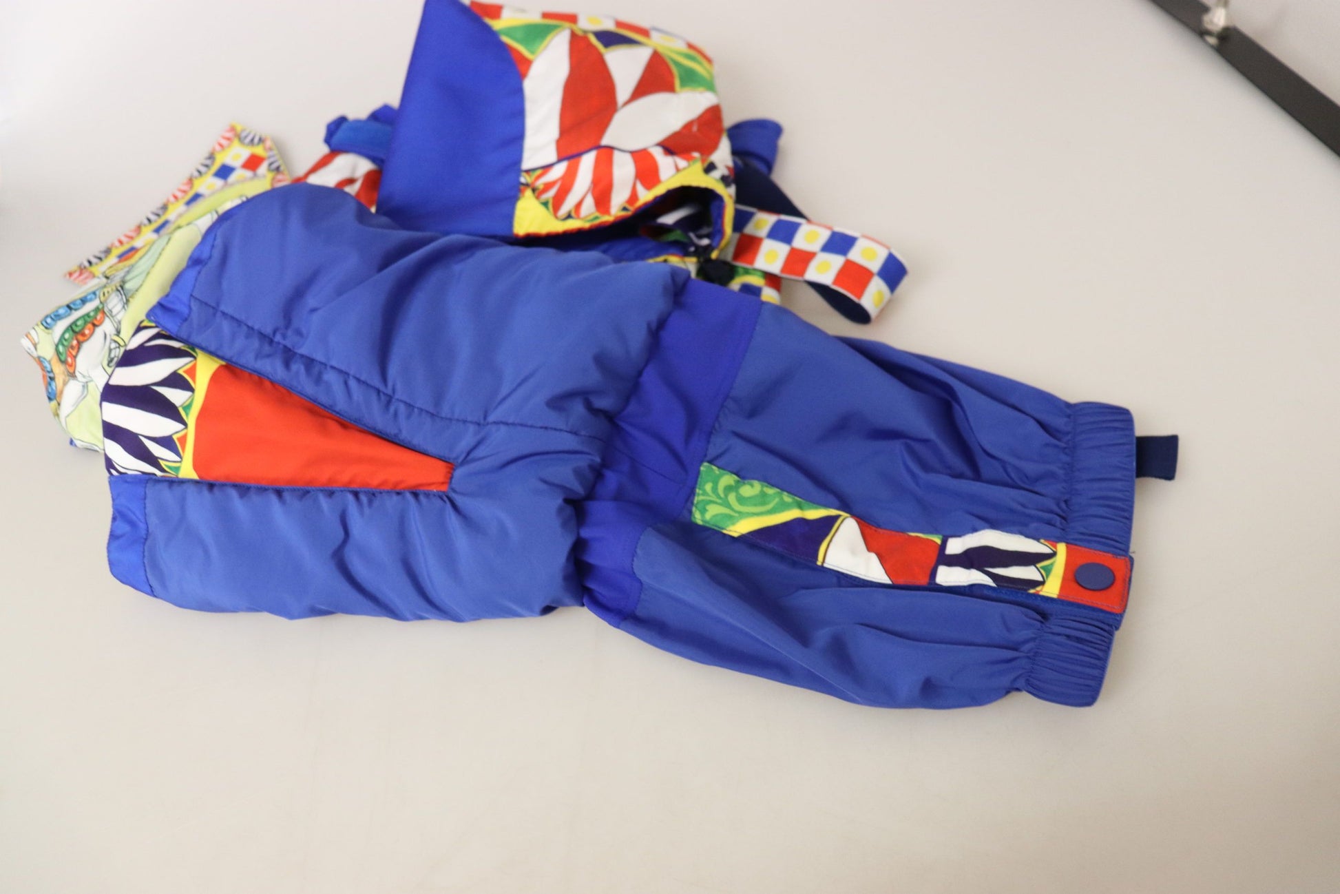 Multicolor Printed Snow Trouser Pants