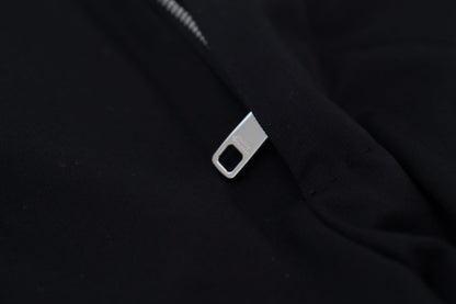 Blue Stretch Cotton Slim Trousers Chinos Pants