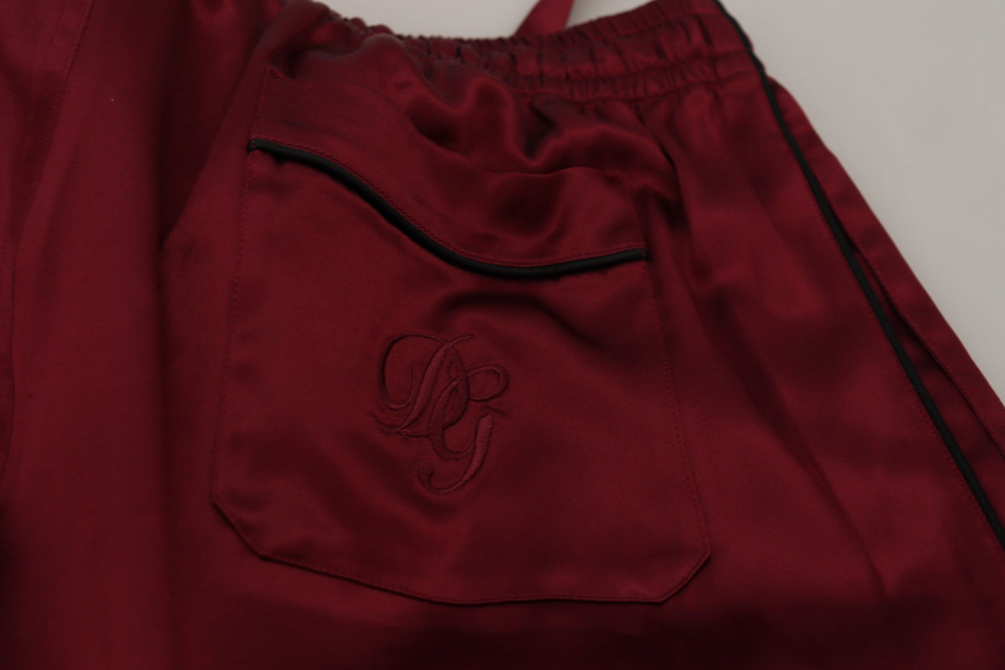 Bordeaux Silk DG Sleep Lounge Pants