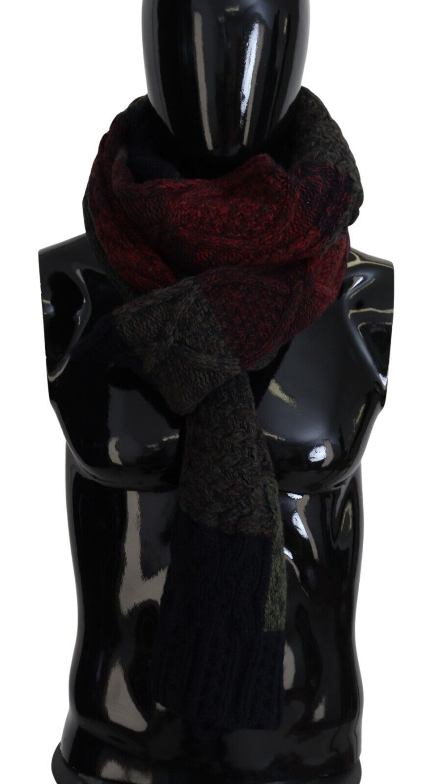 Multicolor Knitted Men Neck Wrap Shawl Scarf
