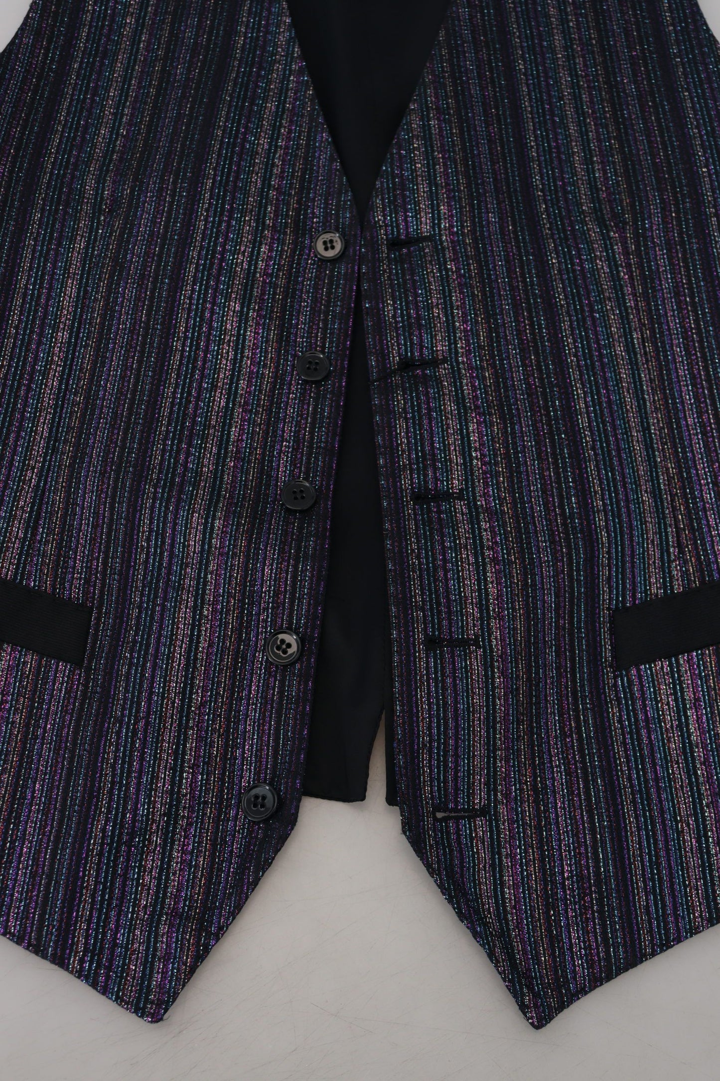 Multicolor Polyester Waistcoat Dress Formal Vest